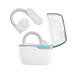 【在庫処分】音量調整 ハンズフリー通話 軽量 長時間再生 日本語音声ガイド 自動ペアリング CVC8.0+ENC通話ノイズキャンセル 快適な着装感 スポーツ・WEB会議・通勤通学 落ちる難い 非骨伝導イヤホン Type-C急速充電 空気伝導 耳掛け式 iOS/