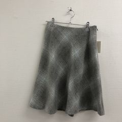 【NATURAL BEAUTY BASIC】ナチュラルビューティーベイシック　XS　グレー　スカート　ひざ丈　レディース　フレア　