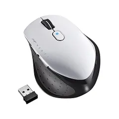 Mサイズ_無線マウス 5ボタン_ホワイト バッファロー BUFFALO 無線 BlueLED 5ボタン ネオフィットマウス Mサイズ ホワイト BSMBW515MWHのサムネイル