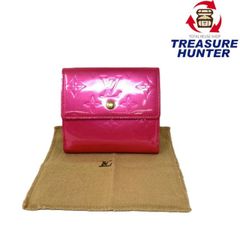LOUIS VUITTON(ルイヴィトン)　ヴェルニ　ポルトモネ　ビエ　カルトクレディ　M9139F フランボワーズ　ピンク　レディース 【102061981003】