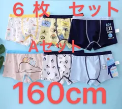 新品・キッズ男の子パンツ下着ショーツ ボクサーパンツ6枚セット