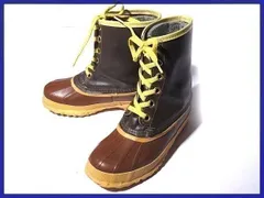 カナダ製ビンテージ★SOREL/ソレル【4/21.0-22.0cm/ブラウン】本革使用/インナー付き/高級スノーブーツ◆6Q19<sale>