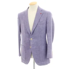 【中古】イザイア ISAIA SAILOR ウールシルクリネン テーラードジャケット パープル【サイズ44】【メンズ】のサムネイル