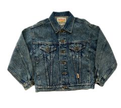 【Size 140】 ヴィンテージ BOBSON デニムジャケット ボブソン  オーバーサイズ ビッグシルエット