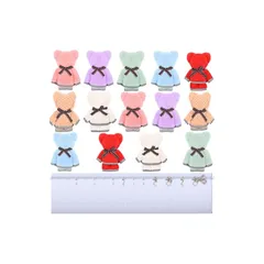 【新着商品】プチギフト タオル くまさんタオル ハンカチ ギフト 7色 粗品 退職 プチギフト タオル かわいい 個包装 結婚式 お返し 挨拶品 引っ越し お世話になりました 感謝 (14個(7色）2)