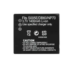 PSE認証 S005 RICOH対応 リコー対応 DB-60 DB-65 大容量バッテリー 電池 1400mAh 互換品