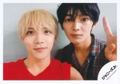 【中古】生写真(ジャニーズ) 少年忍者/内村颯太・黒田光輝/横型・バストアップ/「ALL Johnnys’ Jr. 2023 わっしょいCAMP! in Dome」セルフィー/公式生写真