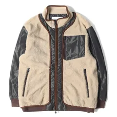 White Mountaineering ホワイトマウンテニアリング ジャケット サイズ:1 19AW GORE-TEX INFINIUM ダブルステッチ ボアフリース ジャケット W STITCHED QUILTED BOA JACKET ベージュ