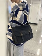 Men's Shoulder Bag, Vintage Canvas Laptop Bag, Medium Messenger Bag, Crossbody Bag, Sling Bag, Shoulder Bag, Side Bag, College Bag, Holiday, Work, Weekend