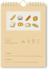 【中古】カレンダー annas 2026年刺繍カレンダー