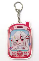 【中古】キーホルダー 百鬼あやめ(ギャル風衣装) 「バーチャルYouTuber ホロライブ×ローソン アクリルキーホルダー」