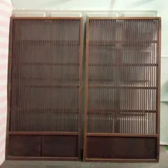 板戸レトロ、アンティーク、格子扉ヤマトで発送不可と言われたので直接