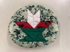 1点もの　手作り　キルティング生地　小物入れ