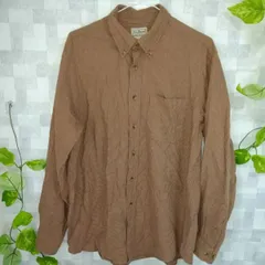 エルエルビーン　L.L.Bean　ネルシャツ　Mサイズ　茶色　チェック柄　総柄　傷、汚れ無し