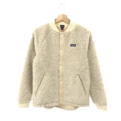 美品 patagonia パタゴニア ボア ガールズ レトロXボマー ジャケット サイズ:16-18  ベージュ  レディース 　240001148637
