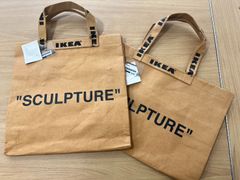 【EL6】 イケア　ikea markerad sculpture　トート　2点　ショッピングバッグ　KT10545