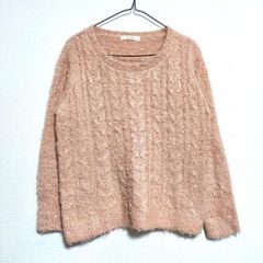 ショコラフィネローブ 長袖ニット セーター 可愛い ふわふわ