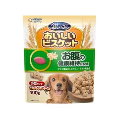 ユニ・チャーム 銀のさら おいしいビスケット お腹の健康維持 小型サイズ 400g×10袋のサムネイル