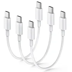 【数量限定】ケーブル 短い【20cm/3本セット】 PD対応 C 60W 急速充電＆データ転送 タイプｃ急速充電ケーブル 高耐久 to 断線を防ぎ 持ち運びに便利 iPhone Type-C 16/15シリーズ、iPad Pro/Air、Galaxy S24、