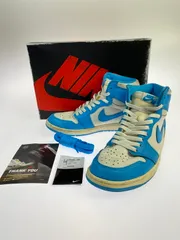 【中古品】NIKE ナイキ AIR JORDAN 1 RETRO HIGH OG UNC REIMAGINED DZ5485-402 エア ジョーダン 1 レトロ ハイ オリジナル リイマジンド スニーカー 靴 【160-250919-kk-10-min】