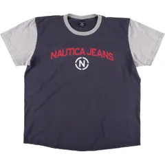 古着 ノーティカ NAUTICA JEANS COMPANY 半袖 ロゴTシャツ メンズL相当/eaa535298