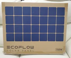 未使用 EcoFlow 110W ソーラーパネル 太陽光発電 ECOFLOW ソーラーパネル 小型 110W 太陽光発電 太陽光パネル