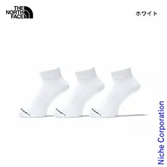 【新品】 ザ・ノース・フェイス ランニング アンイーブン ドライ 3P アンクル (NN82303) (W ホワイト 23-25cm)