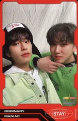 Stray Kids Changbin/Seungmin ODDINARY POB トレーディングカード ユニット赤