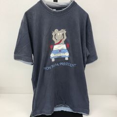 M　MON　PAPA　PRESIDENT　モンパパプレジデント　黒　Tシャツ　輸入　古着