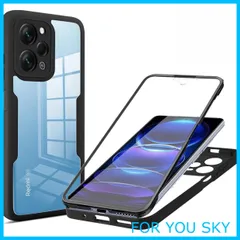 【人気商品】Redmi 12 5G ケース『AFINER』 360° 全面保護 前後 両面 Redmi 12 4G カバー [高タッチパネル感度] 新しい素材 保護フィルム TPU+PC クリア スマホケース フルカバー 軽量 薄型 衝撃吸収 擦り傷防止 着脱