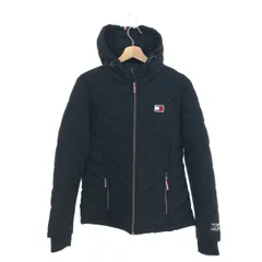 TOMMY HILFIGER トミーヒルフィガー  フーディキルティングジャケット サイズ:S  ブラック  レディース 　240001116286