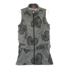 サイズ：42 VIVA HEART ビバハート  2WAY ノースリーブワンピース チェック柄 ブラック系 [240101419358] ゴルフウェア レディース ストスト