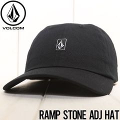 【送料無料】ストラップバックキャップ 帽子 VOLCOM ボルコム ヴォルコム RAMP STONE ADJ HAT D5542302 BLK 日本代理店正規品
