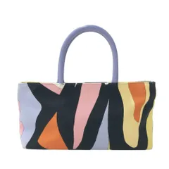 EMILIO PUCCI ハンドバッグ Emilio Pucci Signed Vintage Top Handle Bag Multicolor