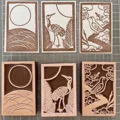 花札消しゴムはんこ【再販】