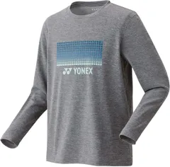 【新品・5営業日で発送】YONEX ヨネックス ユニロングスリーブTシャツ (16817) 色 : グレー サイズ : M 