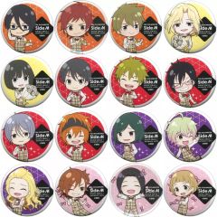 [중고] 배지 핀즈(캐릭터) 전 16종 세트 [아이돌 마스터 SideM×GOOD SMILE×animatecafe 트레이딩캔 배지 애니버서리 ver. A그룹]