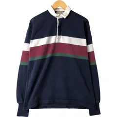 古着 70~80年代 エルエルビーン L.L.Bean ボーダー柄 長袖 ラガーシャツ メンズL相当 ヴィンテージ/eaa547973