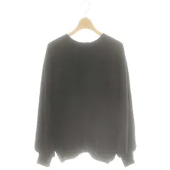 ミューズ ドゥーズィエム クラス MUSE de Deuxieme Classe 24SS dumblefit クルーネック プルオーバー ブラウス 黒 ■OS レディース ミューズ ドゥーズィエム クラス MUSE de Deuxieme Classe 24SS