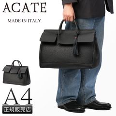 アカーテ ビジネスバッグ メンズ ブランド 50代 40代 レザー 本革 通勤 黒 A4 ブリーフケース ボストンバッグ Sサイズ オストロ2 ACATE OSTRO2 ACT-OSTRO2-S