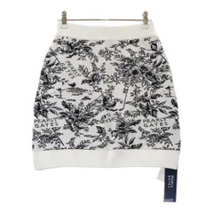 サイズ：1 PEARLY GATES パーリーゲイツ 055-2234918 ニットスカート 花柄 ホワイト系 [240101521293] ゴルフウェア レディース ストスト