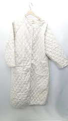 ◇ Libra リブラ 表地コットン100% 長袖 コート サイズM ホワイト レディース E 【1408220037605】