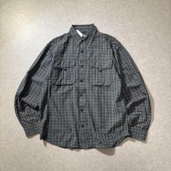 00s~ Columbia L/S check shirt
