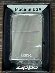 zippo LARK SILVER 限定品 ラーク シルバー 2009年製 Lark タバコ銘柄 デットストック ケース 保証書のサムネイル