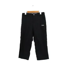 フィラ FILA 国内正規品 パンツ クロップドパンツ ワンポイント ロゴ S ブラック 黒 /KT30のサムネイル