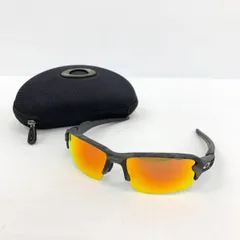 オークリー Flak 2.0 OO9271-2761 スポーツ サングラス アイウェア メガネ アジアンフィット 眼鏡 美品 ケース付き OAKLEY 服飾 DF14254■