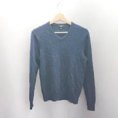 ◇ ⊇ UNIQLO ユニクロ カシミヤ100% 長袖 セーター サイズM ネイビー レディース E  【1503060027608】
