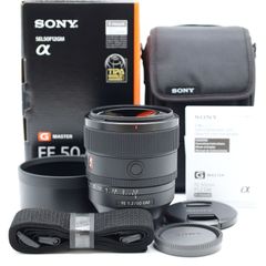 元箱、ケース付き。★新品級★ SONY ソニー FE 50mm F1.2 GM [SEL50F12GM]