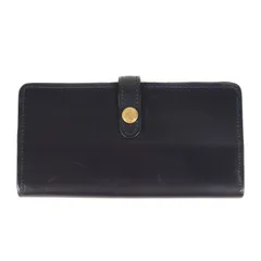 GLENROYAL グレンロイヤル ブライドルレザー フラップ付 ロングウォレット 長財布 ラウンドロングパース ダークブルー ケースのサムネイル