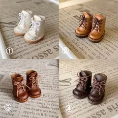 オビツ11 ねんどろいど ミディブライス イーマリー本革ドール靴　Mタイプ